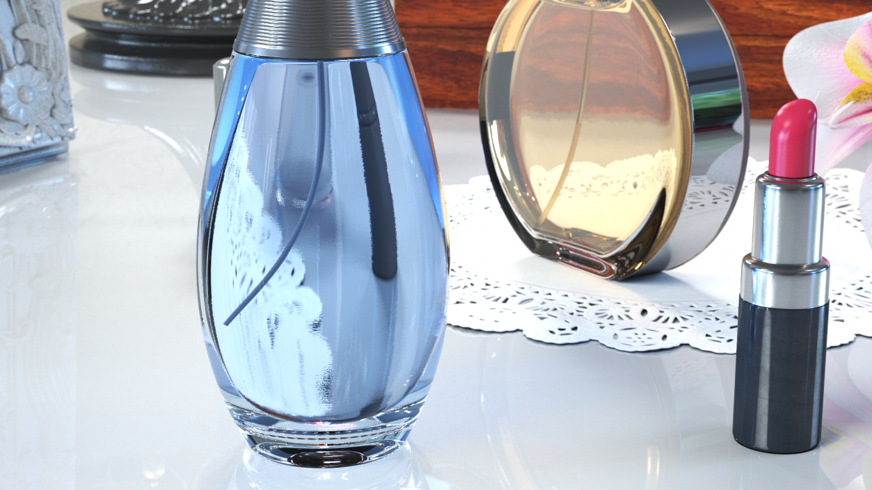 3D model Glass Perfume Bottle