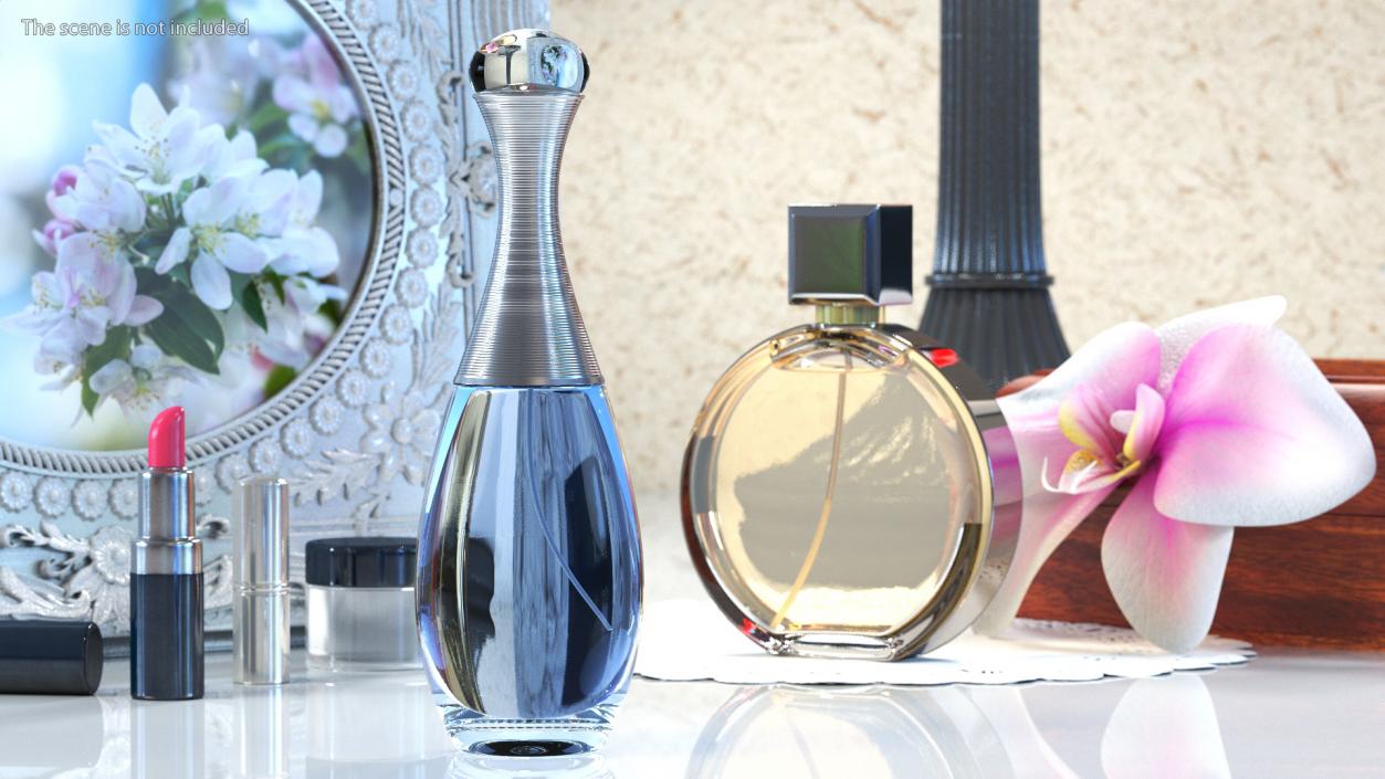 3D model Glass Perfume Bottle