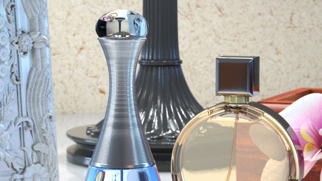 3D model Glass Perfume Bottle