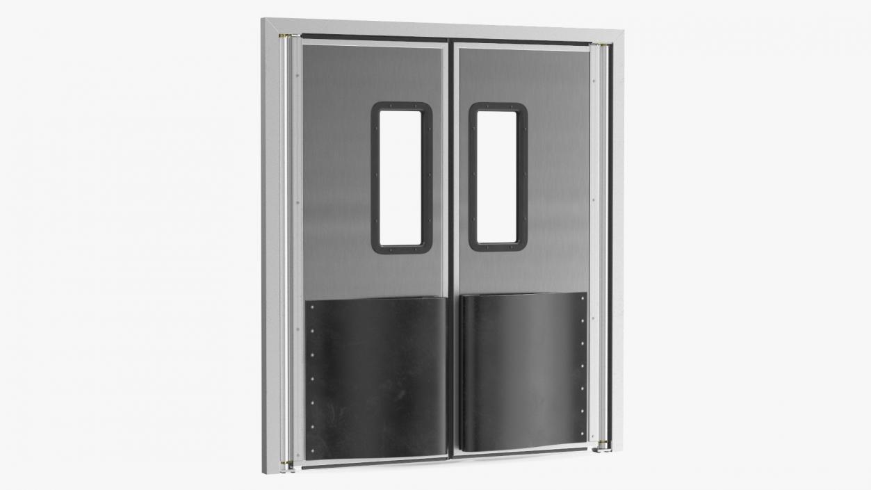 3D Metal Impact Traffic Doors