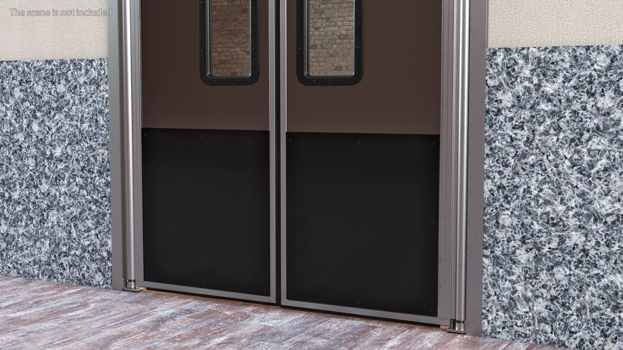 3D Metal Impact Traffic Doors