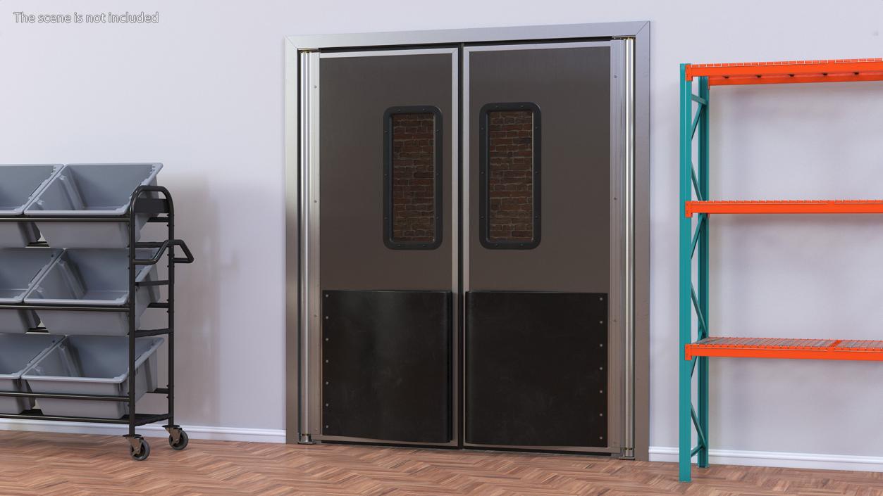 3D Metal Impact Traffic Doors