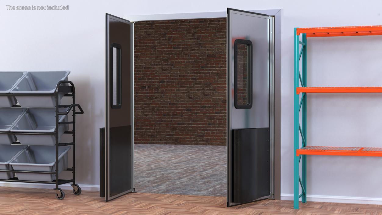 3D Metal Impact Traffic Doors