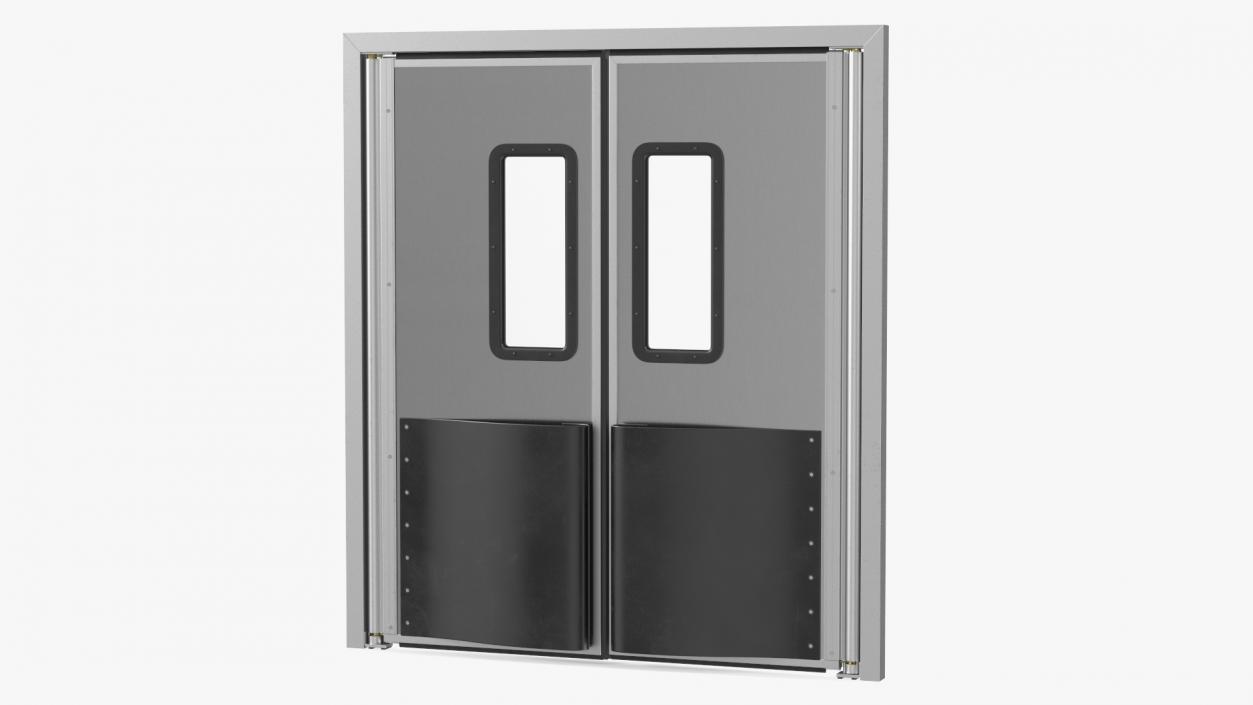 3D Metal Impact Traffic Doors