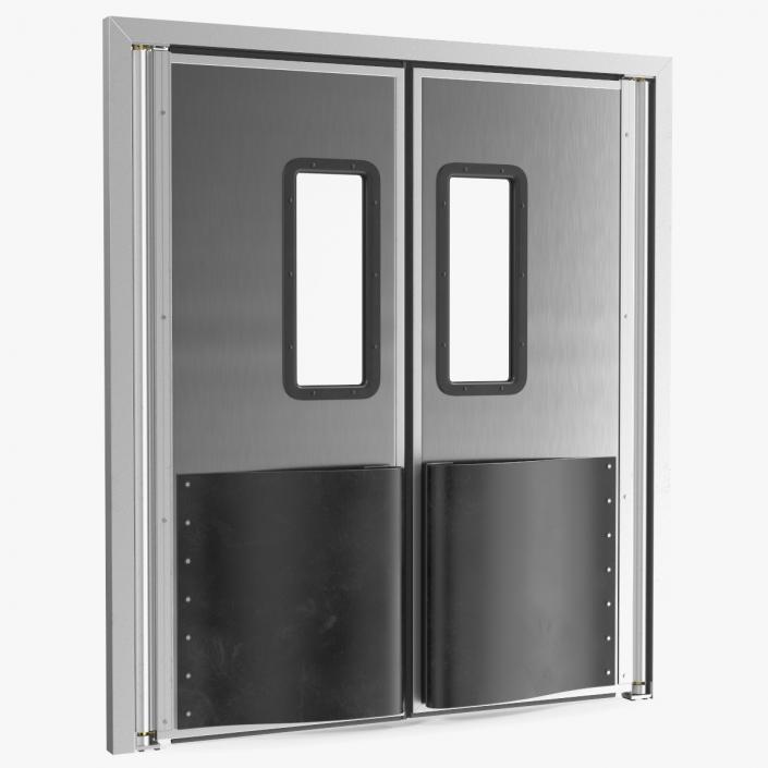 3D Metal Impact Traffic Doors