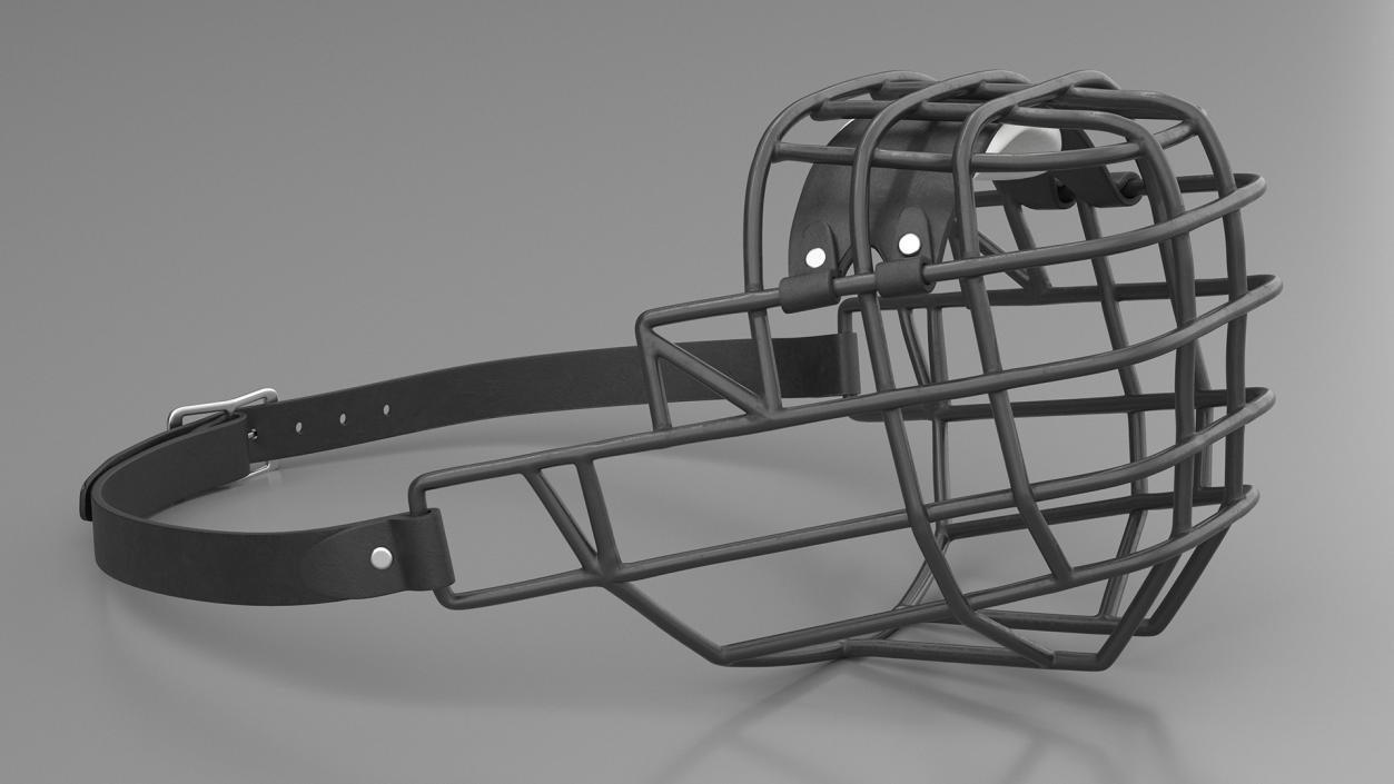 3D Cage Dog Muzzle Husky