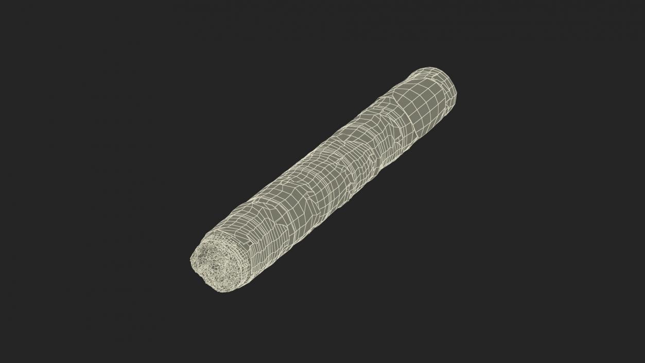 3D Cannabis Cigar Leira Long Burning model