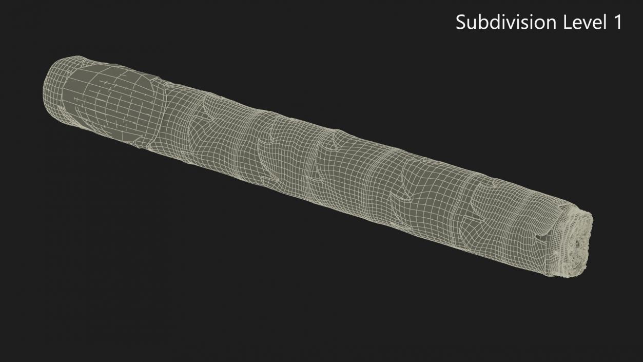 3D Cannabis Cigar Leira Long Burning model