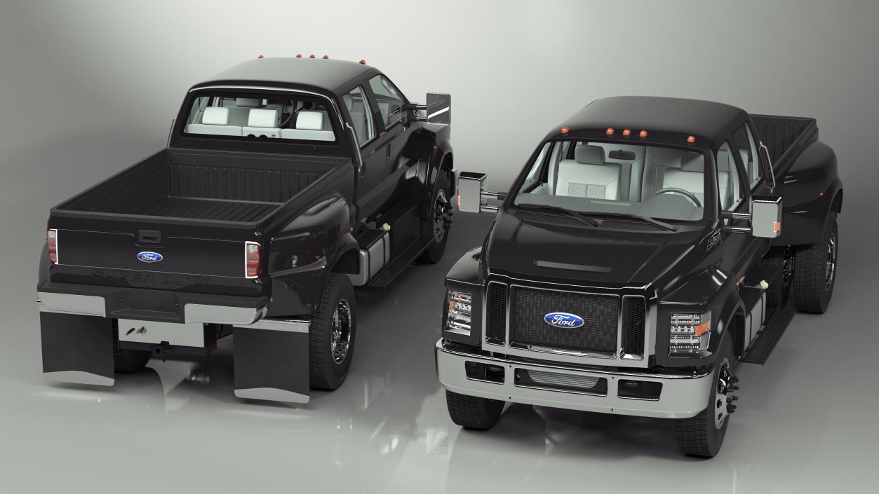 3D Ford F-650 Supertrack Pickup model