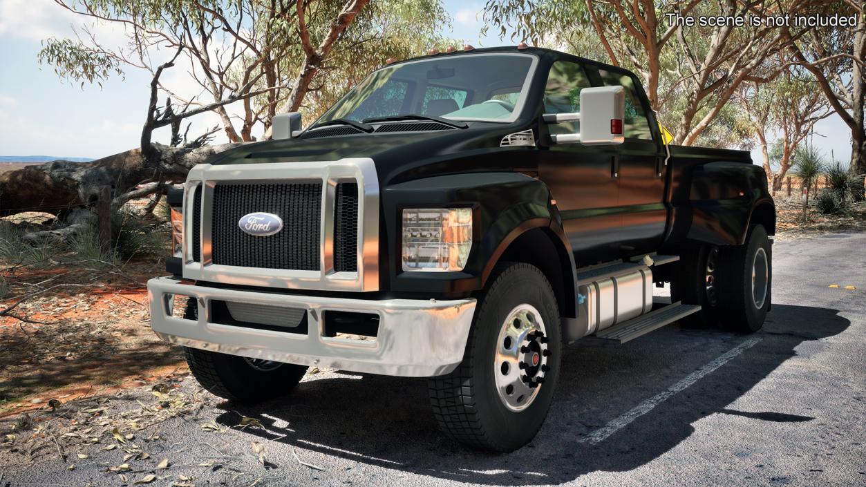 3D Ford F-650 Supertrack Pickup model