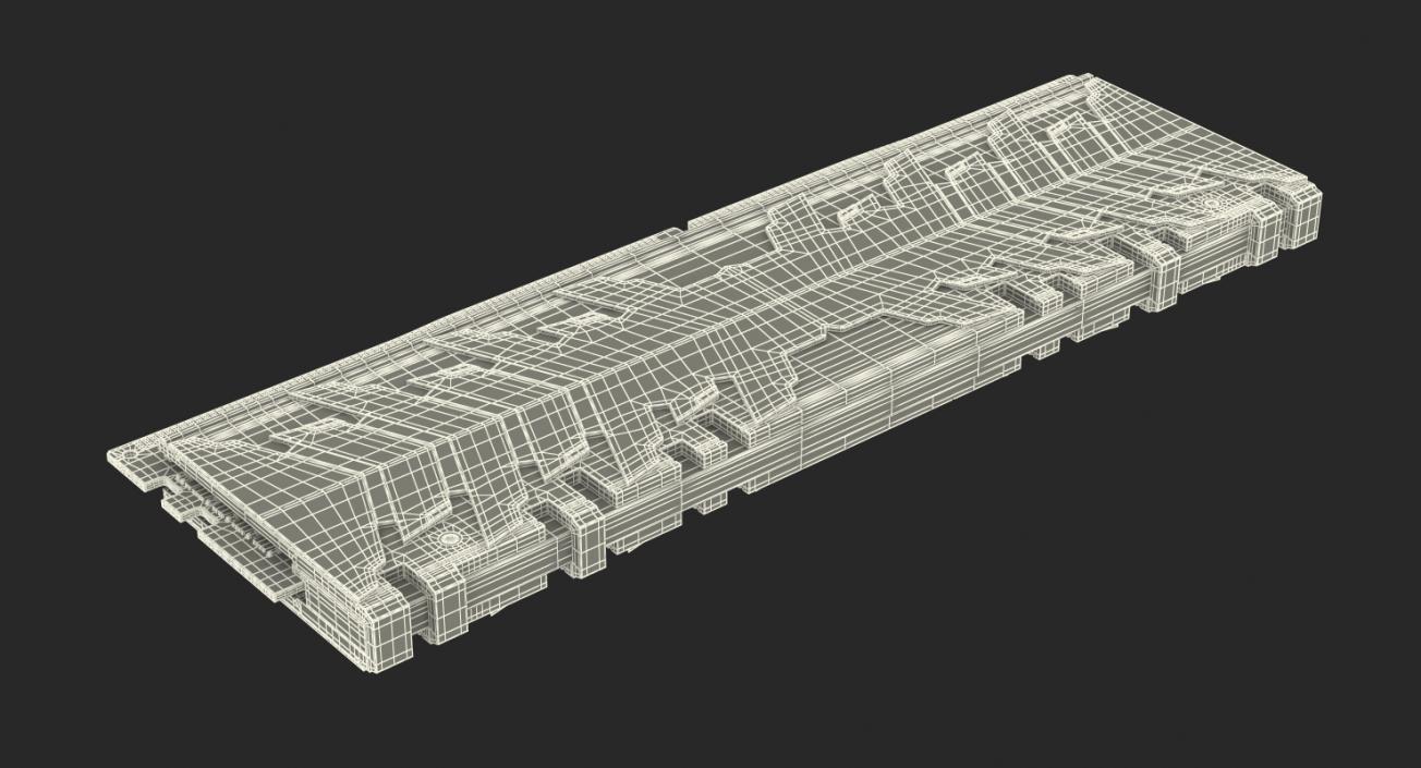 3D model DDR4 Green Kingston HyperX Predator