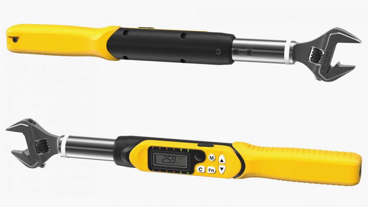 Digital Torque Wrench ON 3D model