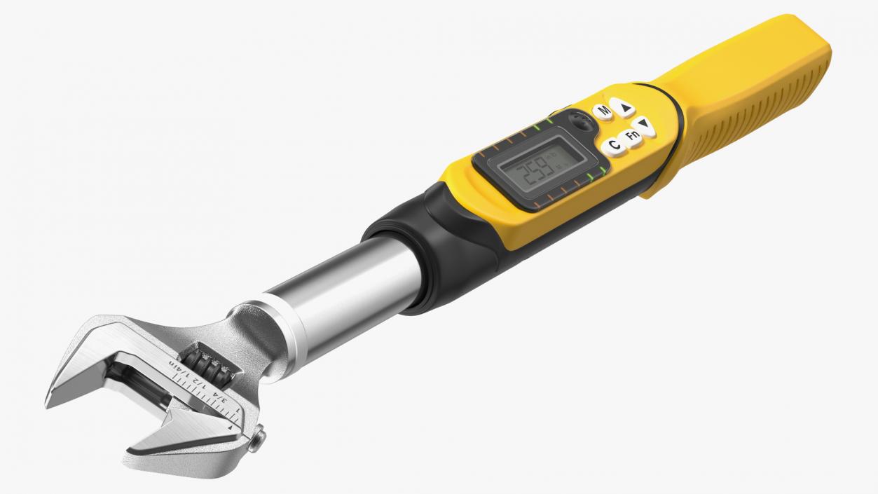 Digital Torque Wrench ON 3D model