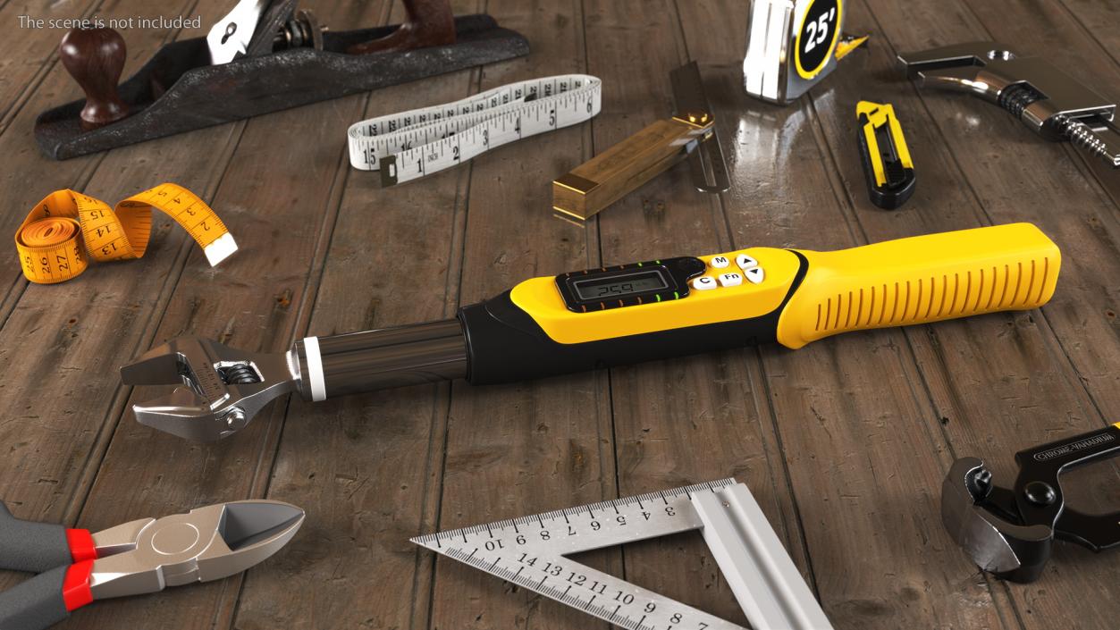 Digital Torque Wrench ON 3D model