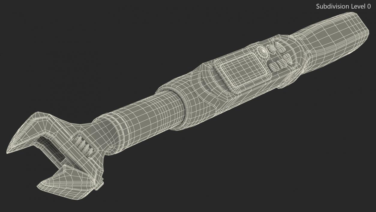 Digital Torque Wrench ON 3D model