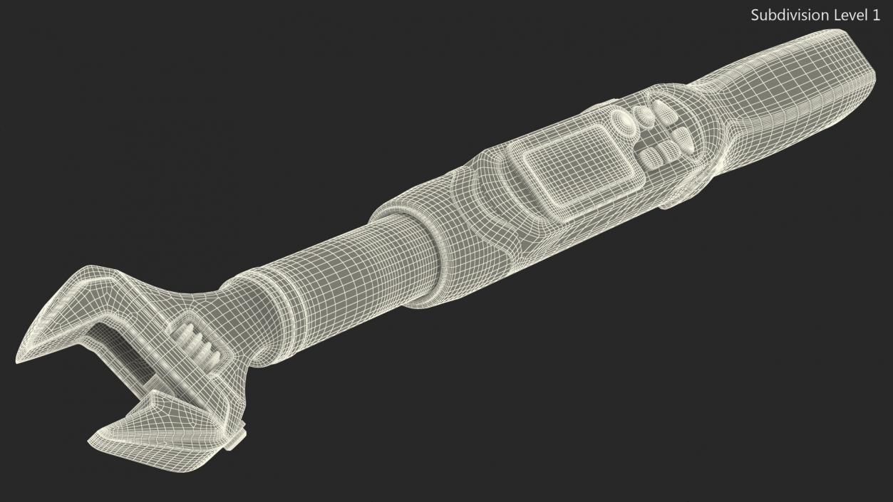 Digital Torque Wrench ON 3D model