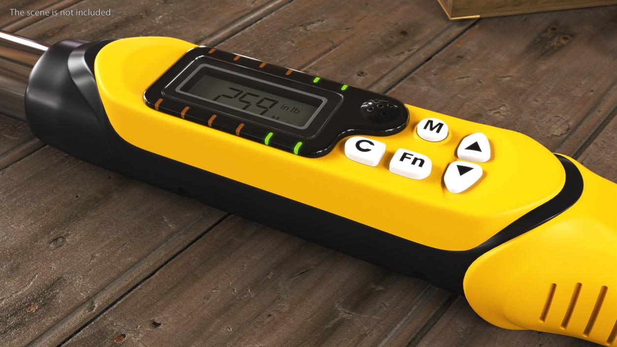 Digital Torque Wrench ON 3D model