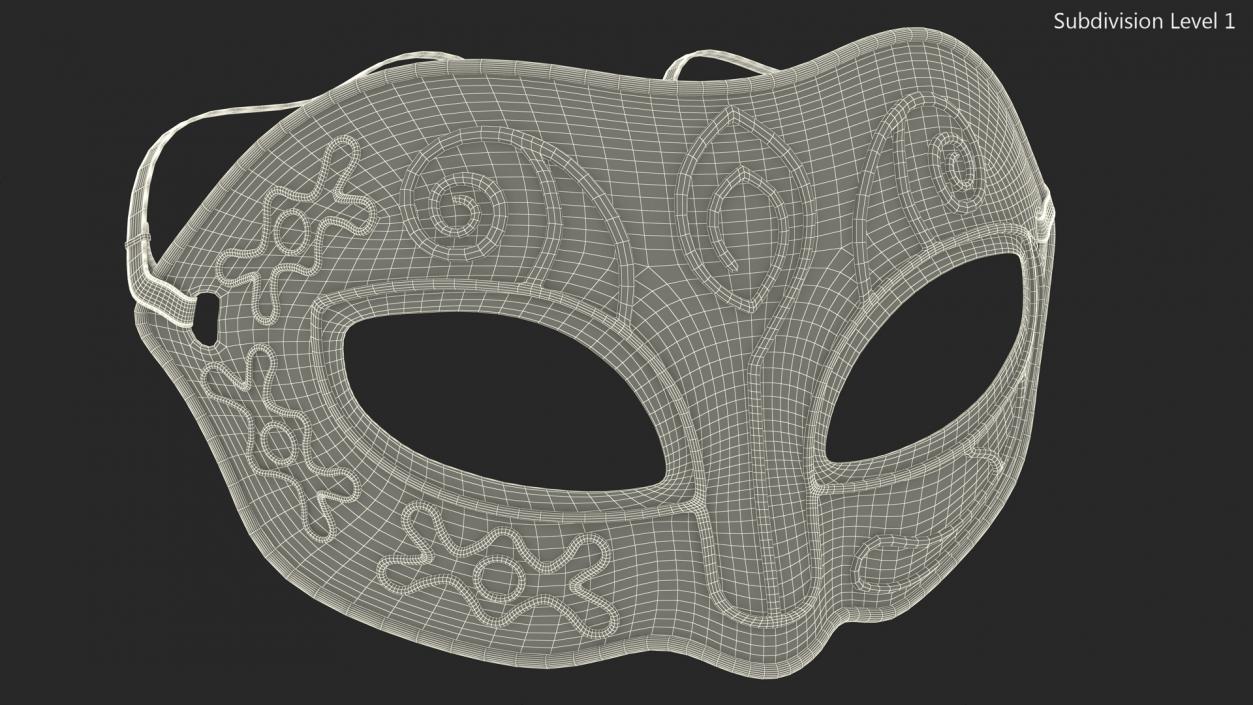 3D model Masquerade Carnival Party Mask