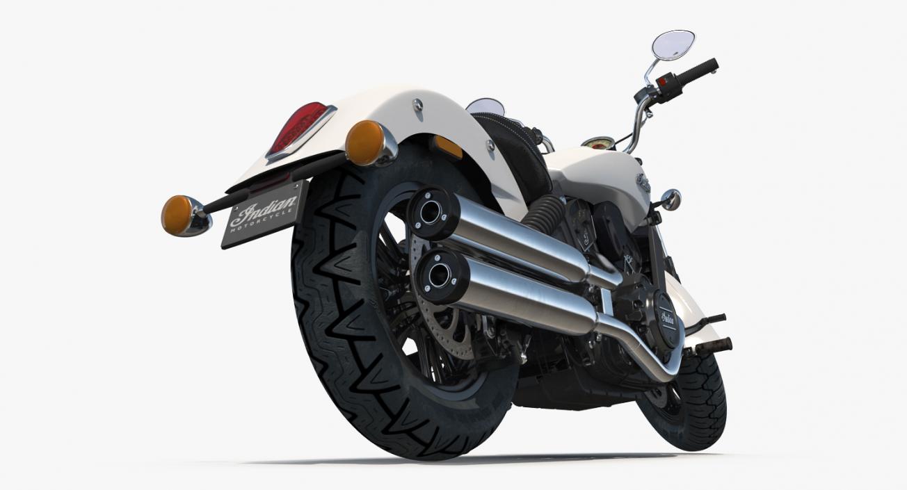 3D Motorcycle Indian Scout Sixty 2016 Rigged