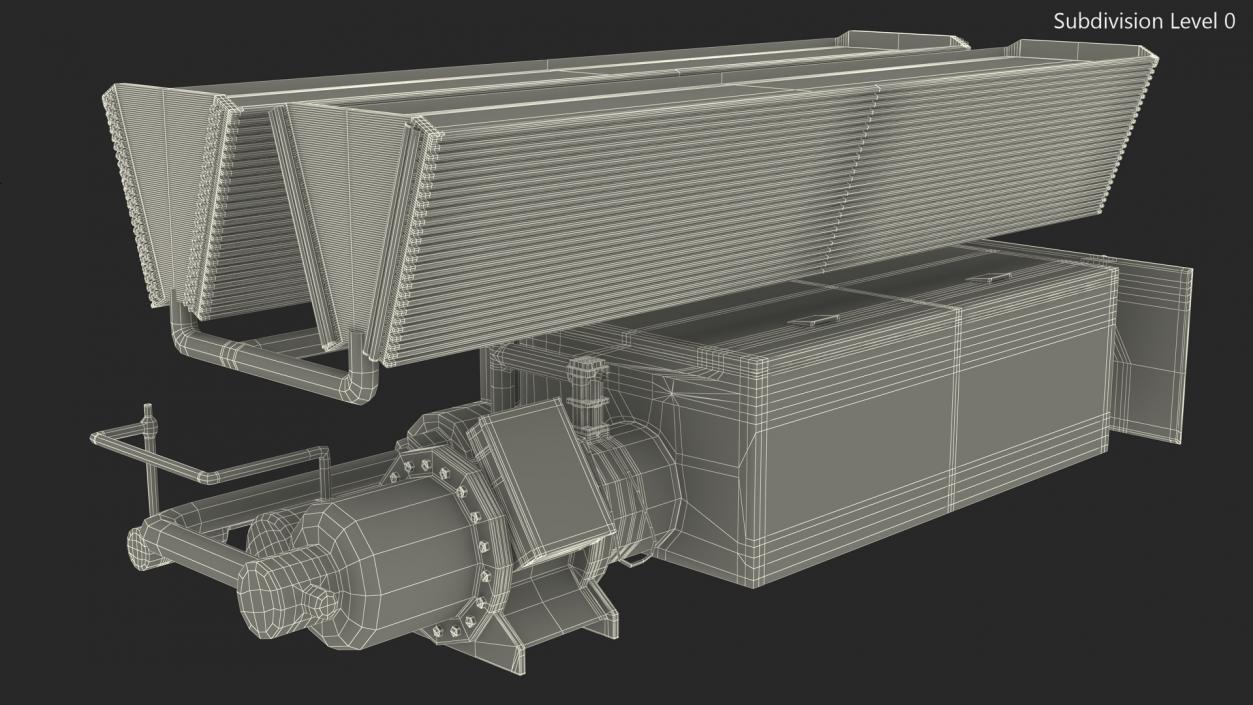 3D model Industrial Cooling System