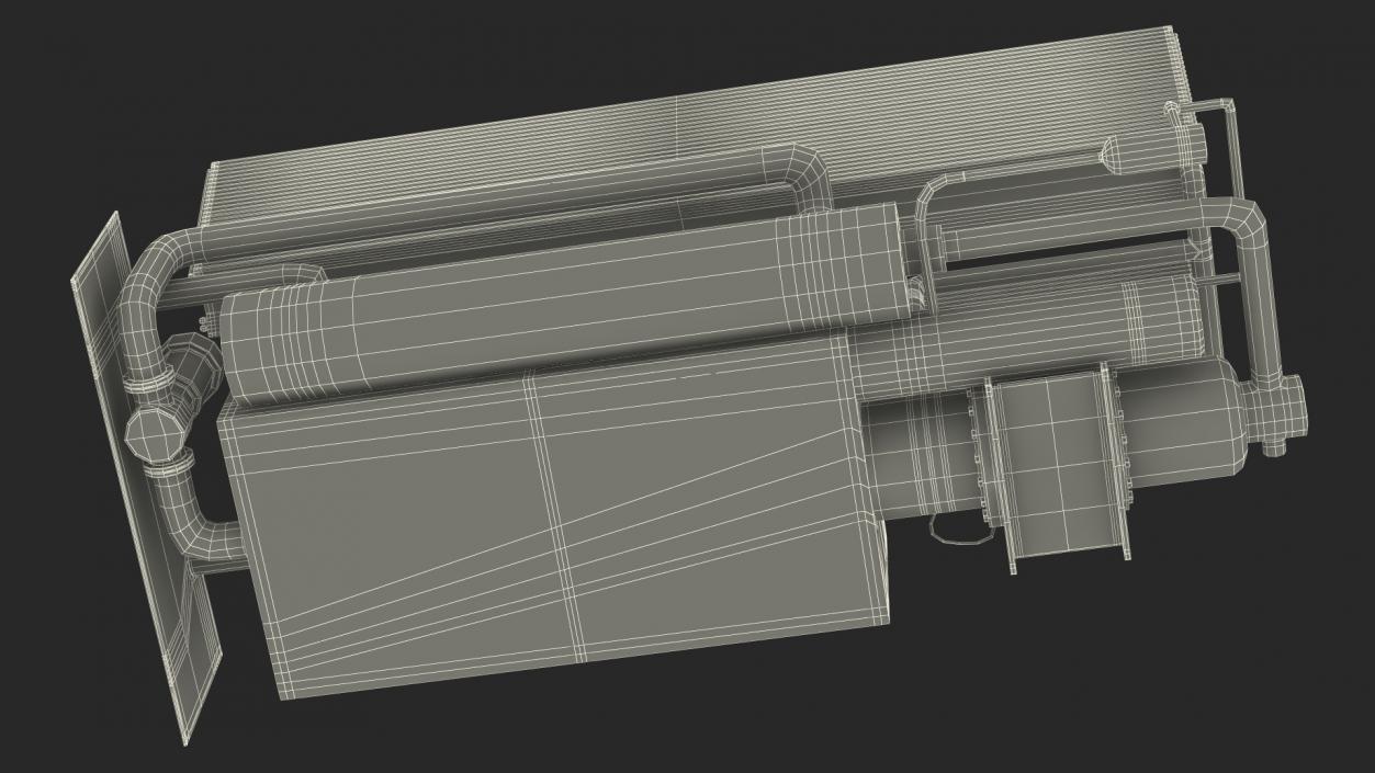 3D model Industrial Cooling System