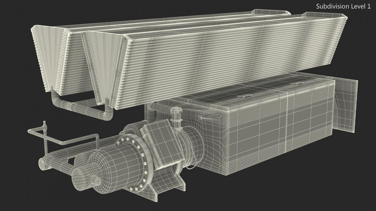 3D model Industrial Cooling System