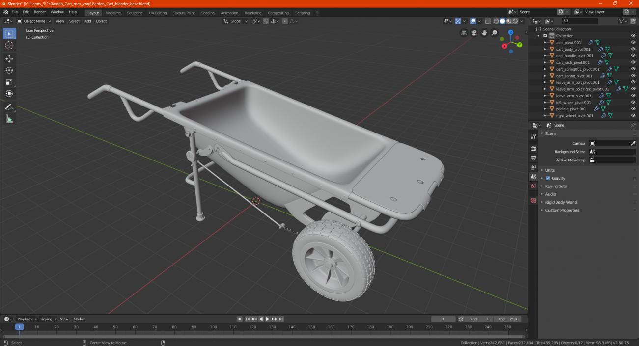 3D Garden Cart