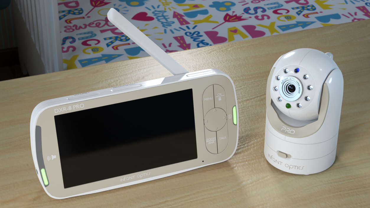 3D model Baby Monitor Infant Optics DXR8 Pro