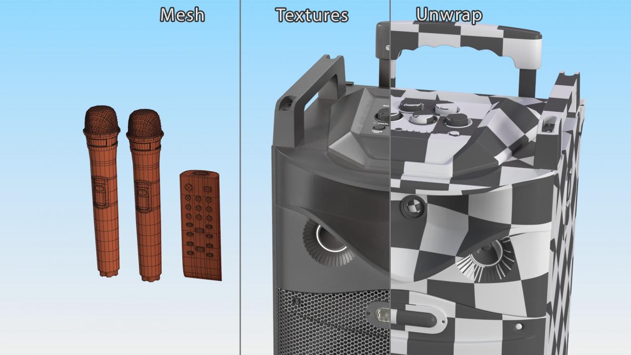 3D Wireless Karaoke MouKey Machine