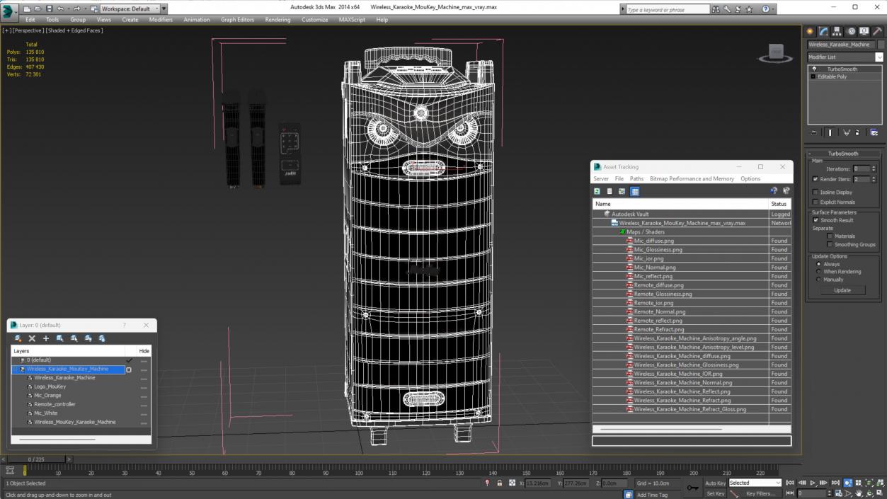 3D Wireless Karaoke MouKey Machine