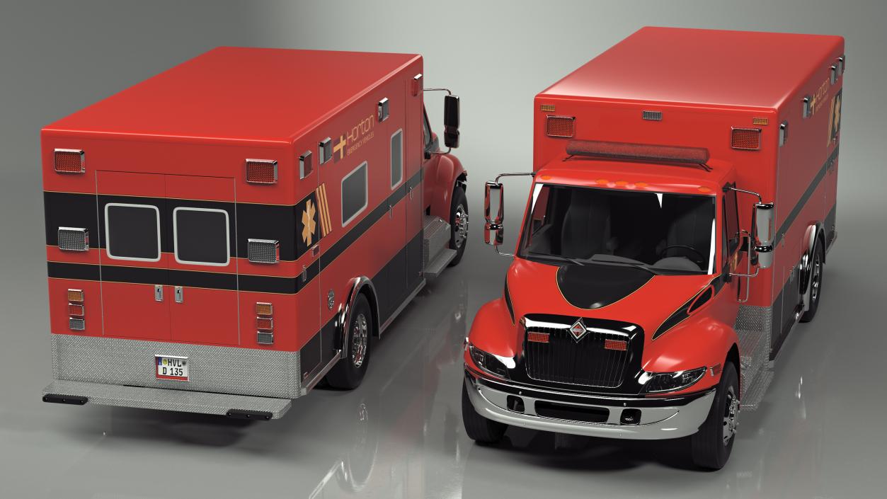 3D model Durastar Medium Duty Ambulance