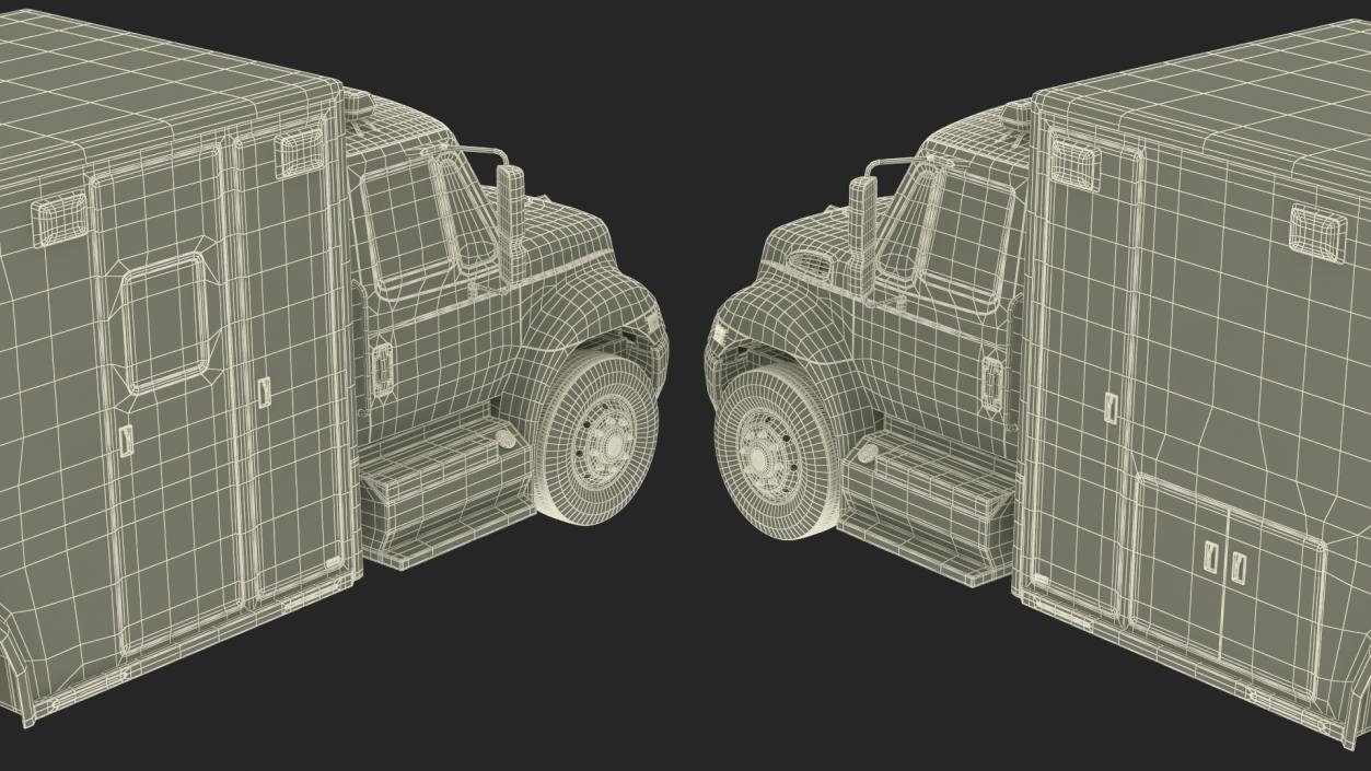 3D model Durastar Medium Duty Ambulance