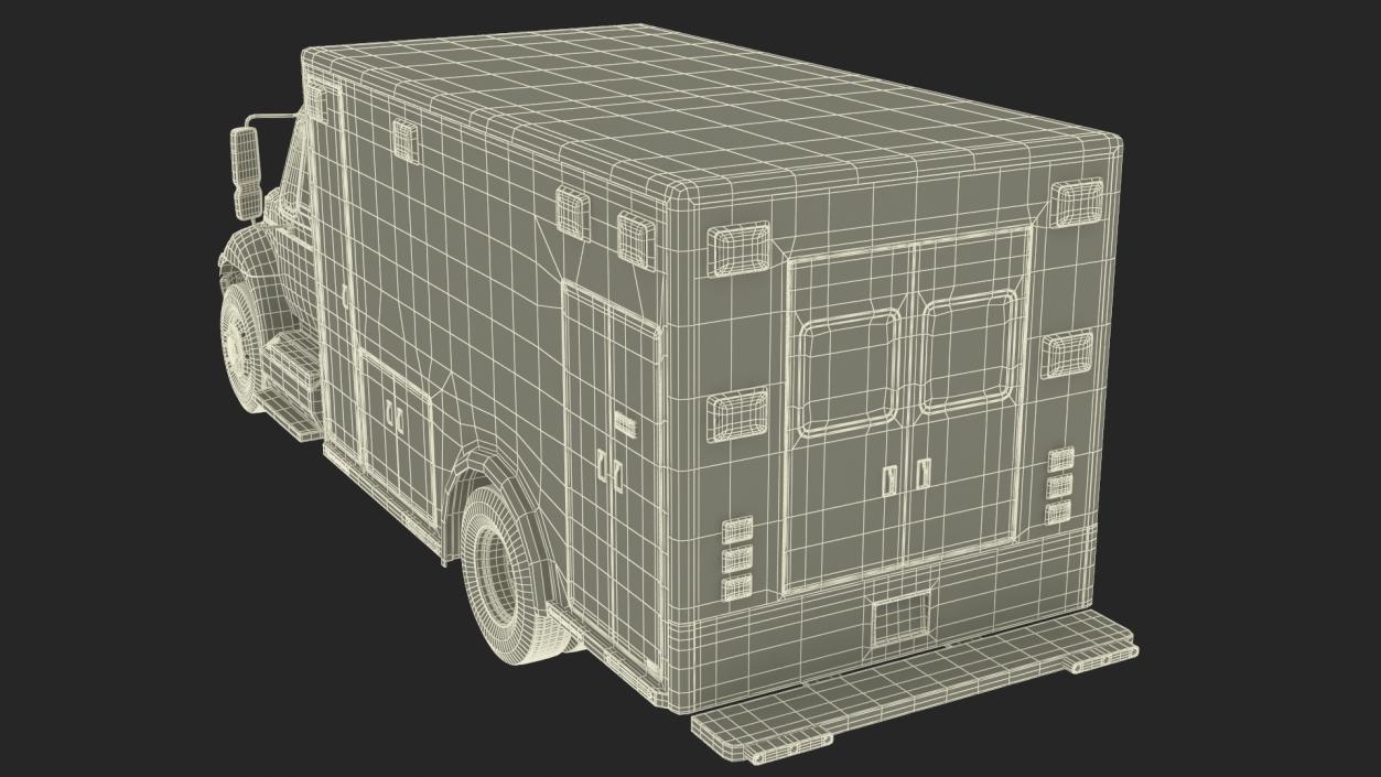 3D model Durastar Medium Duty Ambulance