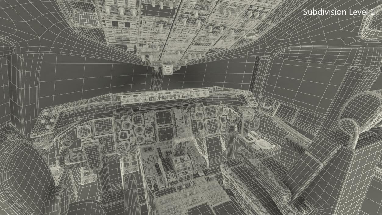 3D Boeing 757 200 Flight Deck