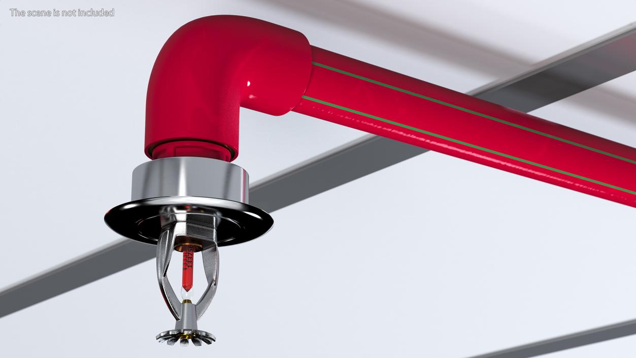 3D Fire Sprinkler System