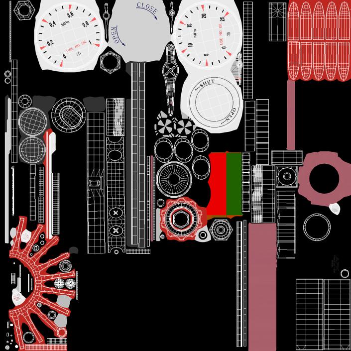 3D Pressure Gauges Collection