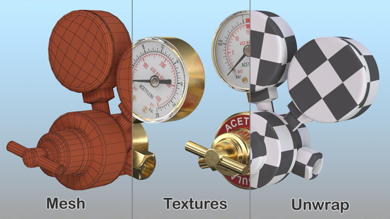 3D Pressure Gauges Collection