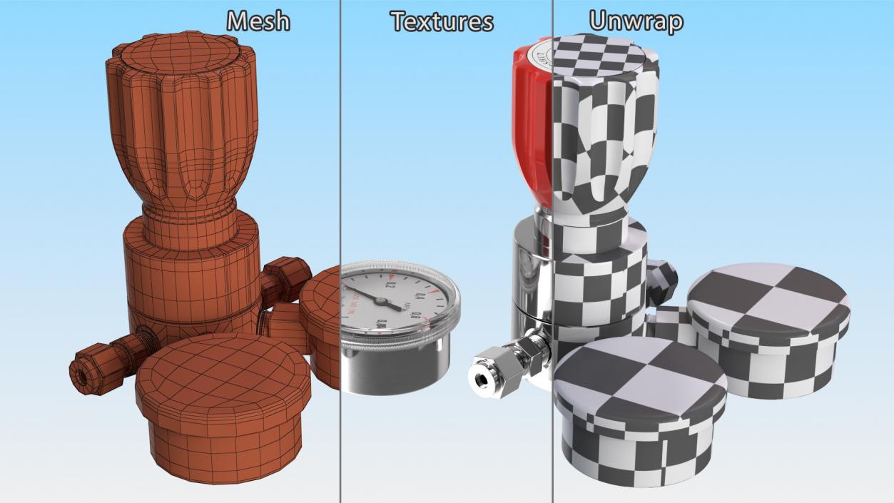 3D Pressure Gauges Collection