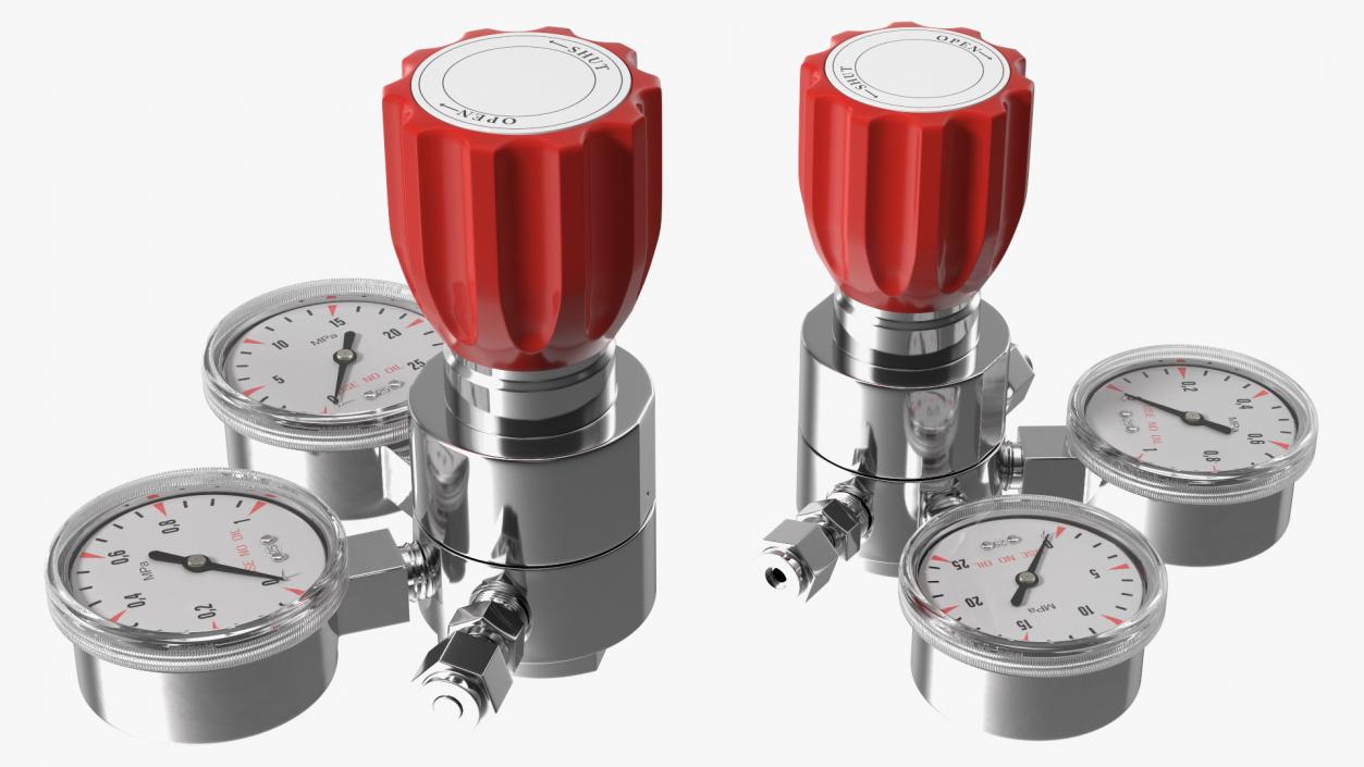 3D Pressure Gauges Collection