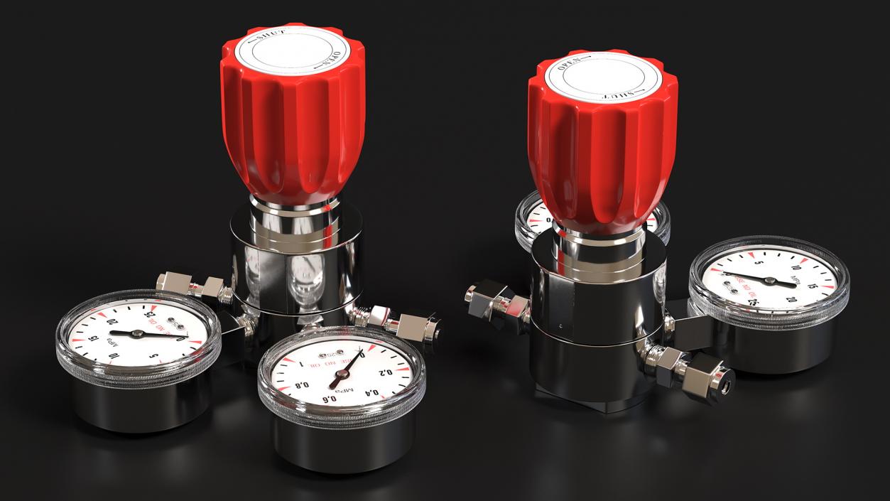 3D Pressure Gauges Collection