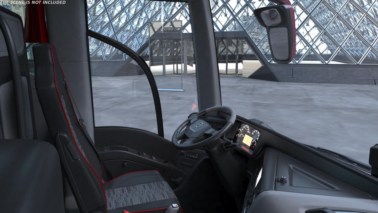 3D model Volvo 9900 Bus Simple Interior