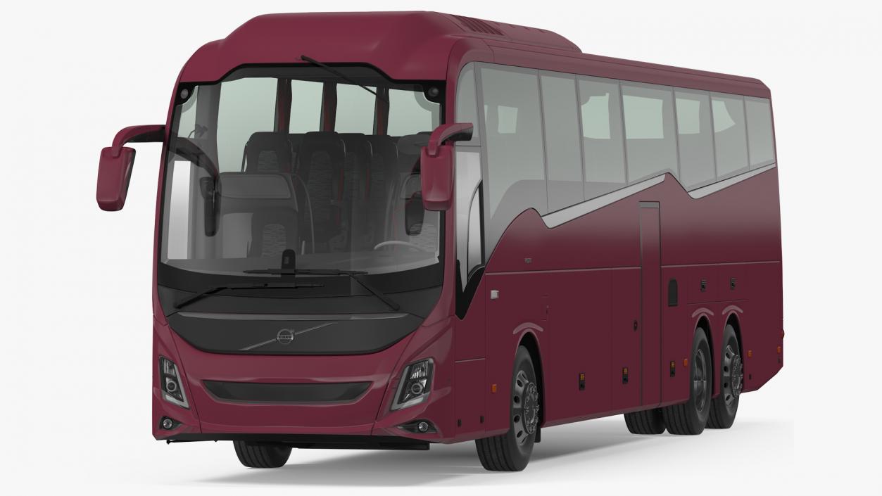 3D model Volvo 9900 Bus Simple Interior