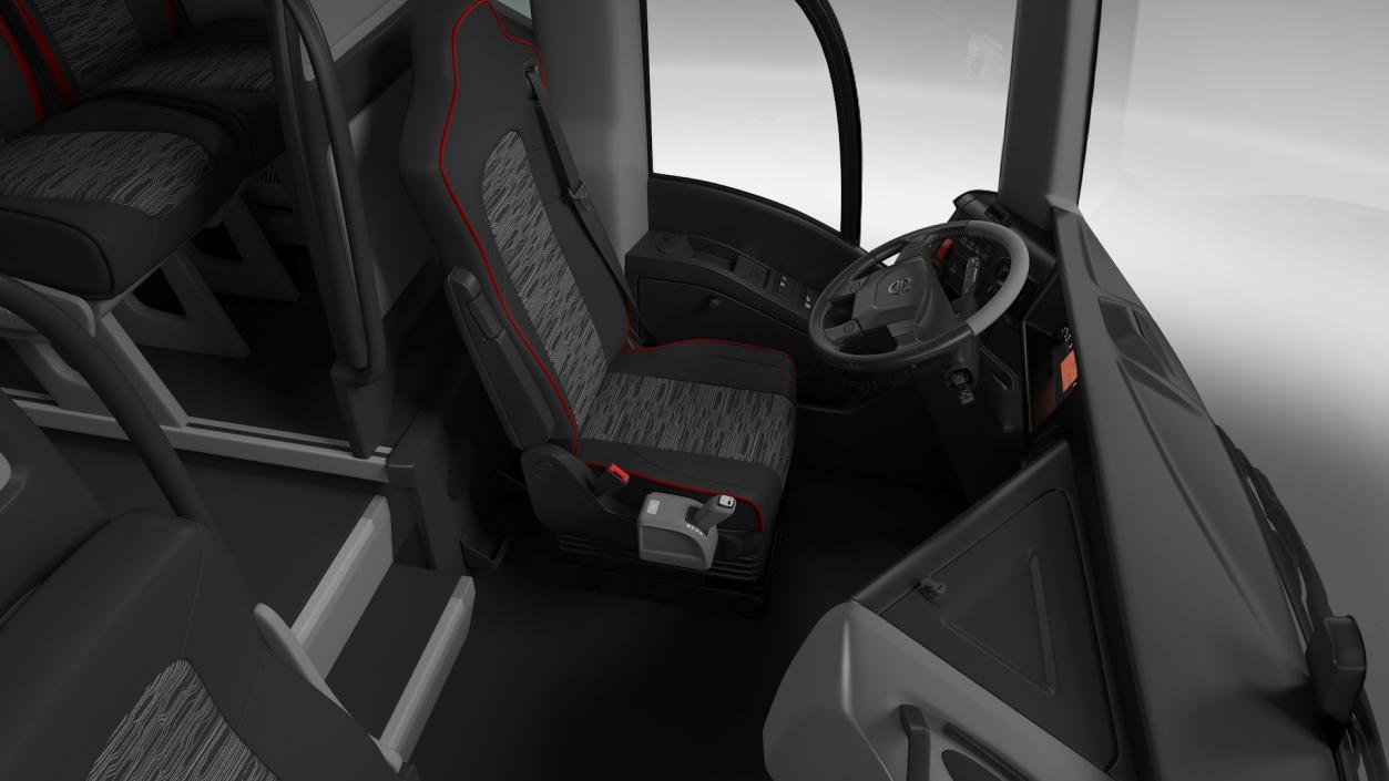 3D model Volvo 9900 Bus Simple Interior