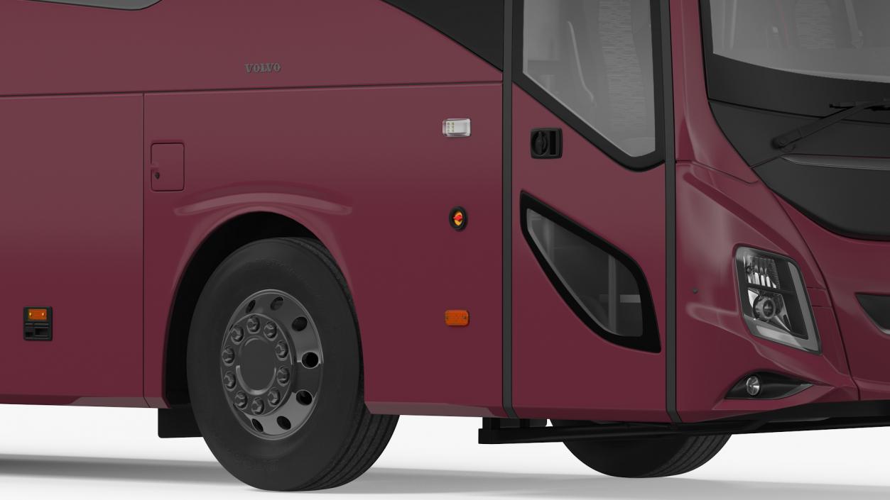 3D model Volvo 9900 Bus Simple Interior