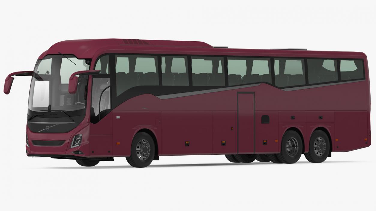 3D model Volvo 9900 Bus Simple Interior