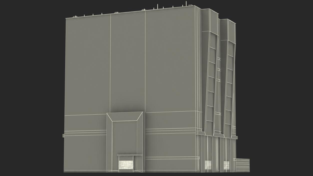 3D model Vehicle Assembly Building