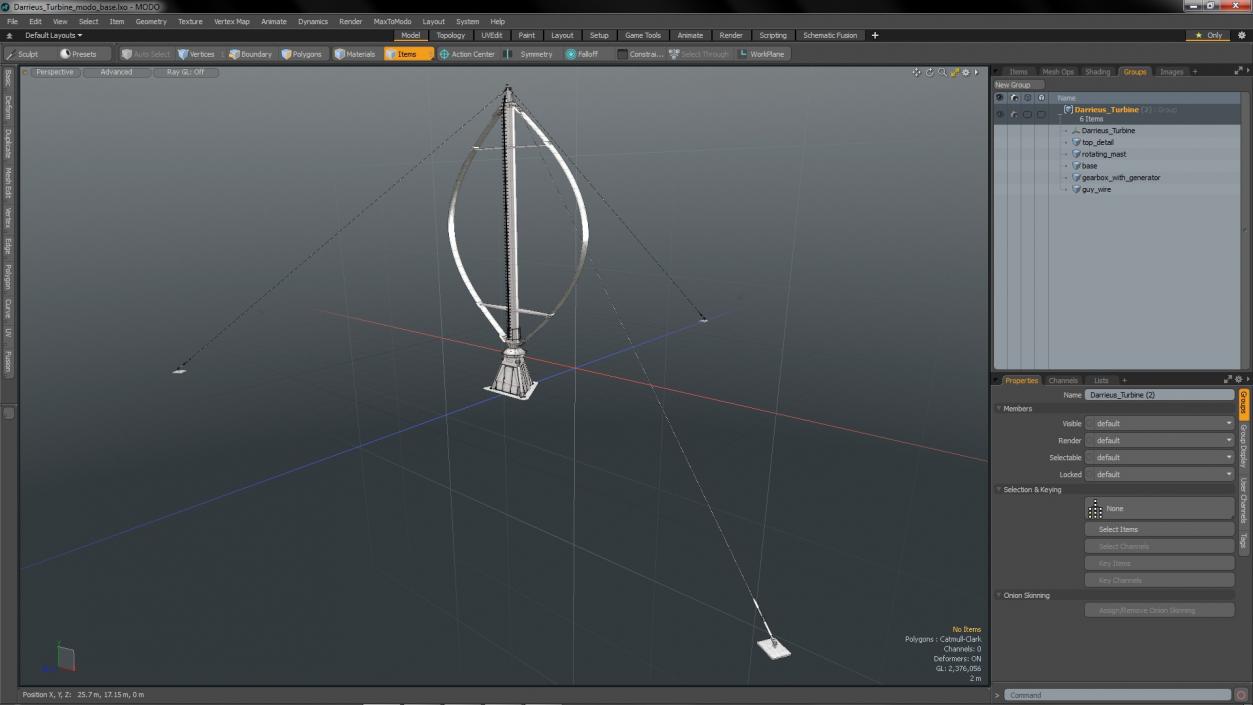 3D Darrieus Turbine