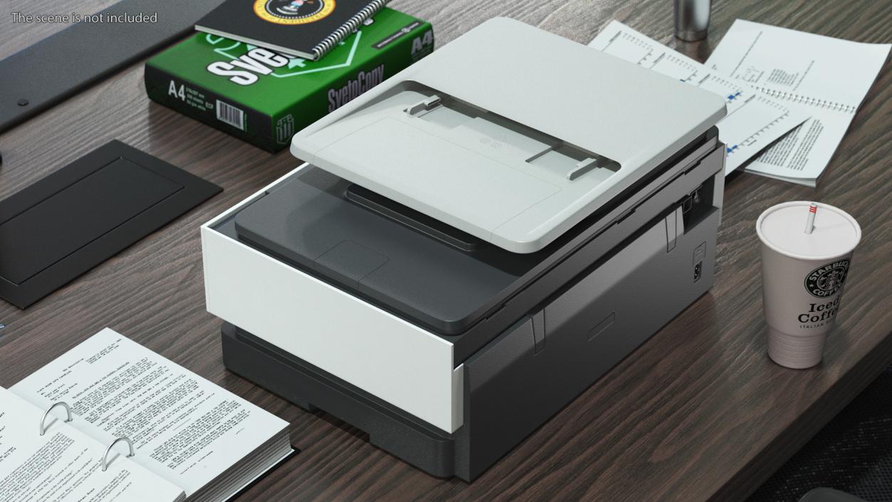 HP OfficeJet Pro 8025e Multifunction Printer ON 3D