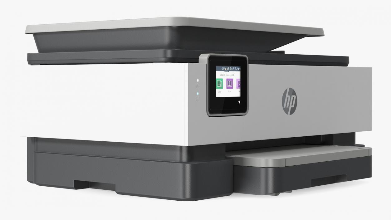 HP OfficeJet Pro 8025e Multifunction Printer ON 3D