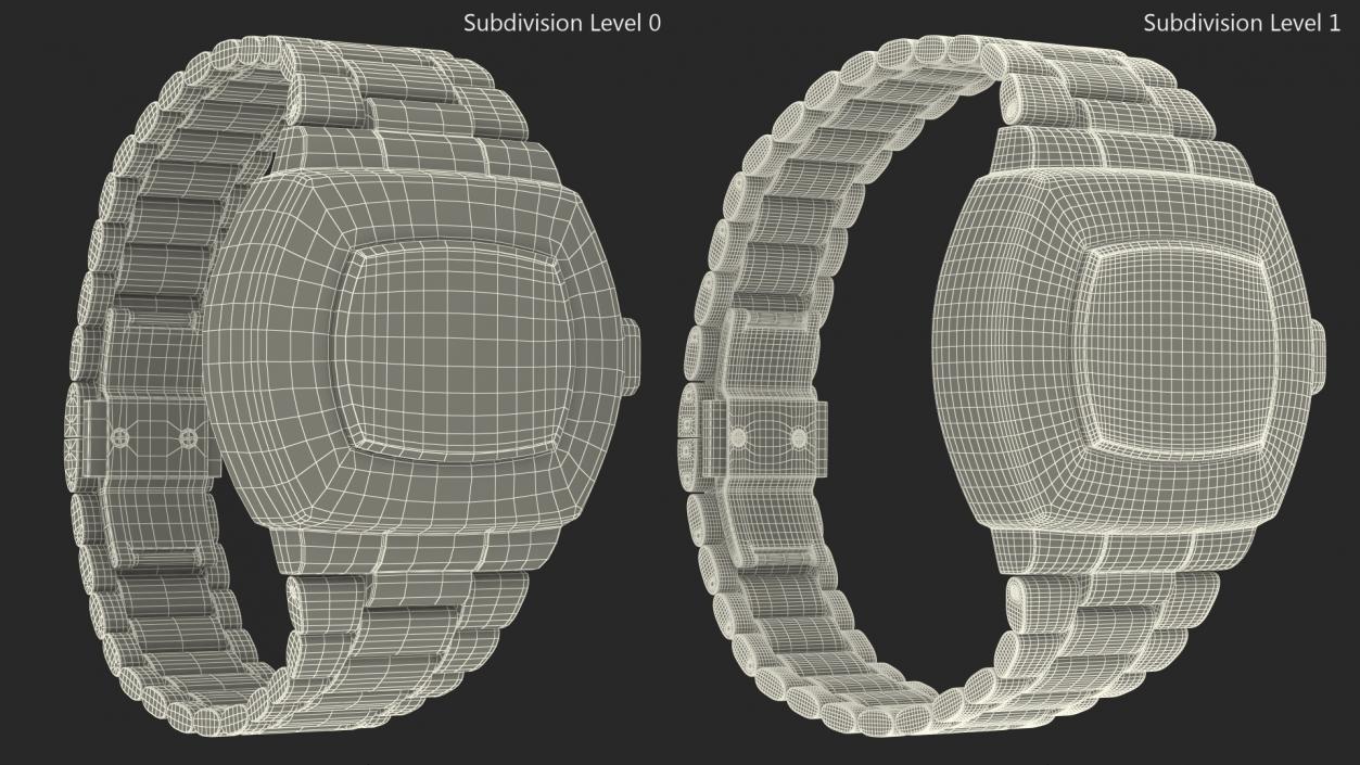 3D Hamilton Watch Pulsar 1970